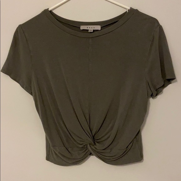 gaze Tops - Olive green t-shirt